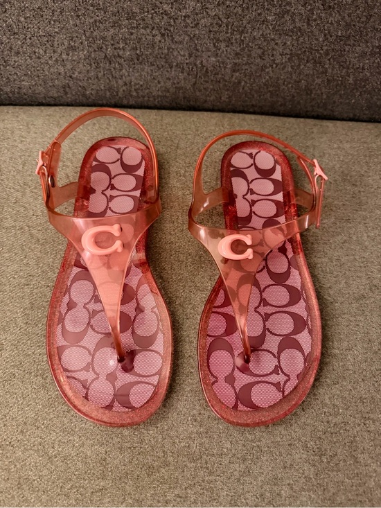 Coach Shoes - Coach Natalee Candy Pink Jelly Sandals